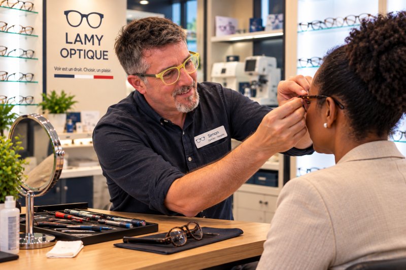Réglage / Gêne visuelle chez Lamy Optique