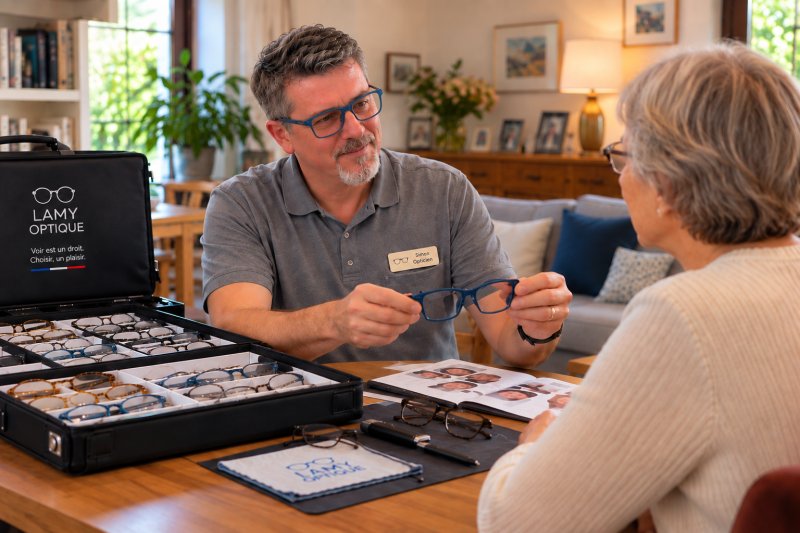 RDV à Domicile chez Lamy Optique